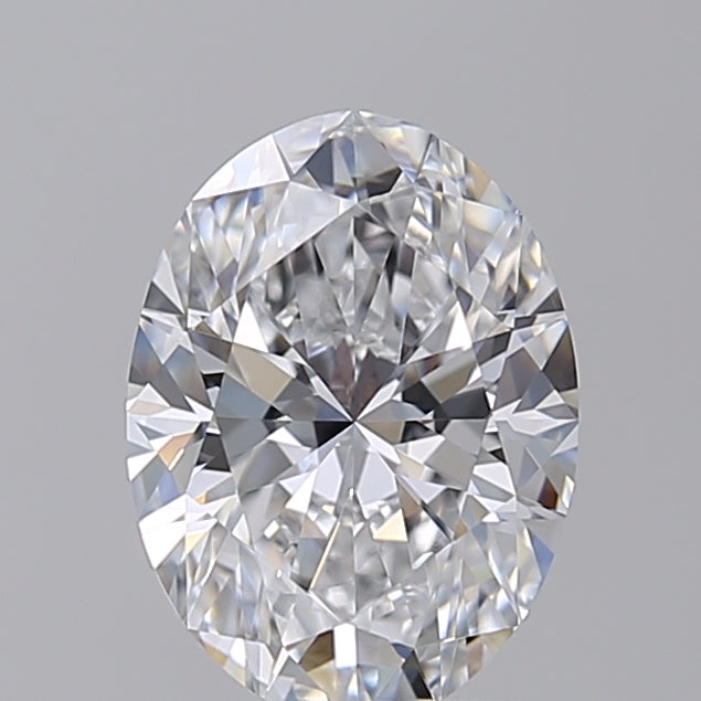 1.54 Carat Oval Shaped, Ideal Cut, D Color, VVS1 Clarity, IGI Certified Lab Grown Diamond