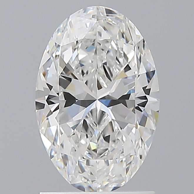 1.59 Carat Oval Shaped, Ideal Cut, D Color, VVS2 Clarity, IGI Certified Lab Grown Diamond