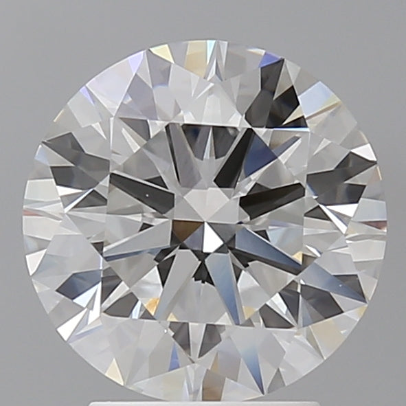 3.07 Carat Round Shaped, Ideal Cut, F Color, VVS2 Clarity, IGI Certified Lab Grown Diamond
