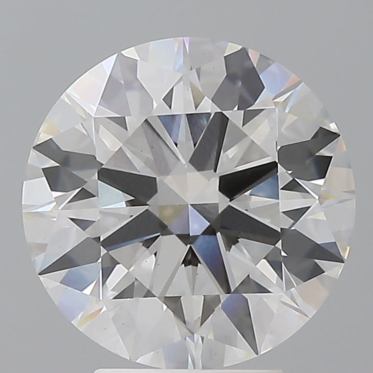 4.09 Carat Round Shaped, Ideal Cut, E Color, VVS2 Clarity, IGI Certified Lab Grown Diamond