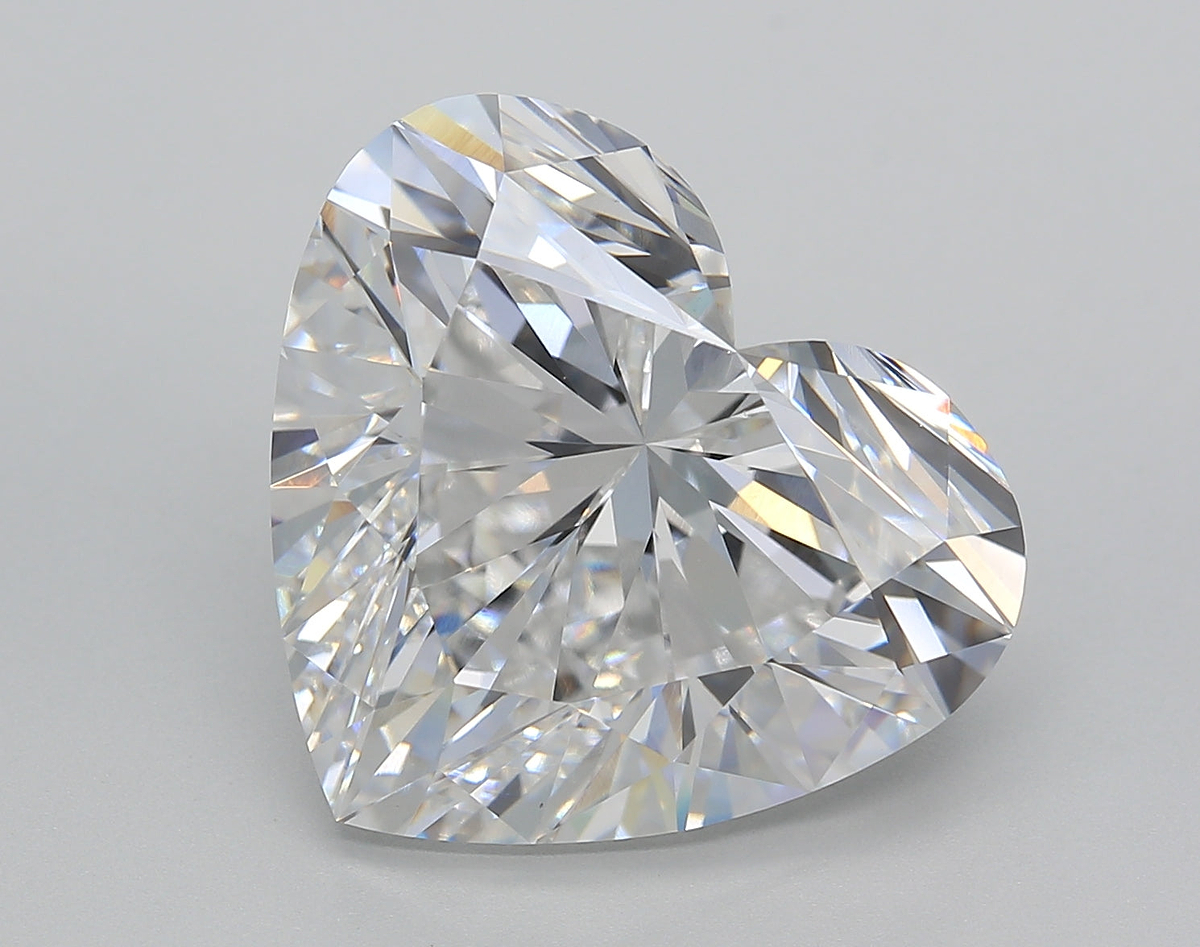 10.18 Carat Heart Shaped, Ideal Cut, E Color, VS1 Clarity, IGI Certified Lab Grown Diamond