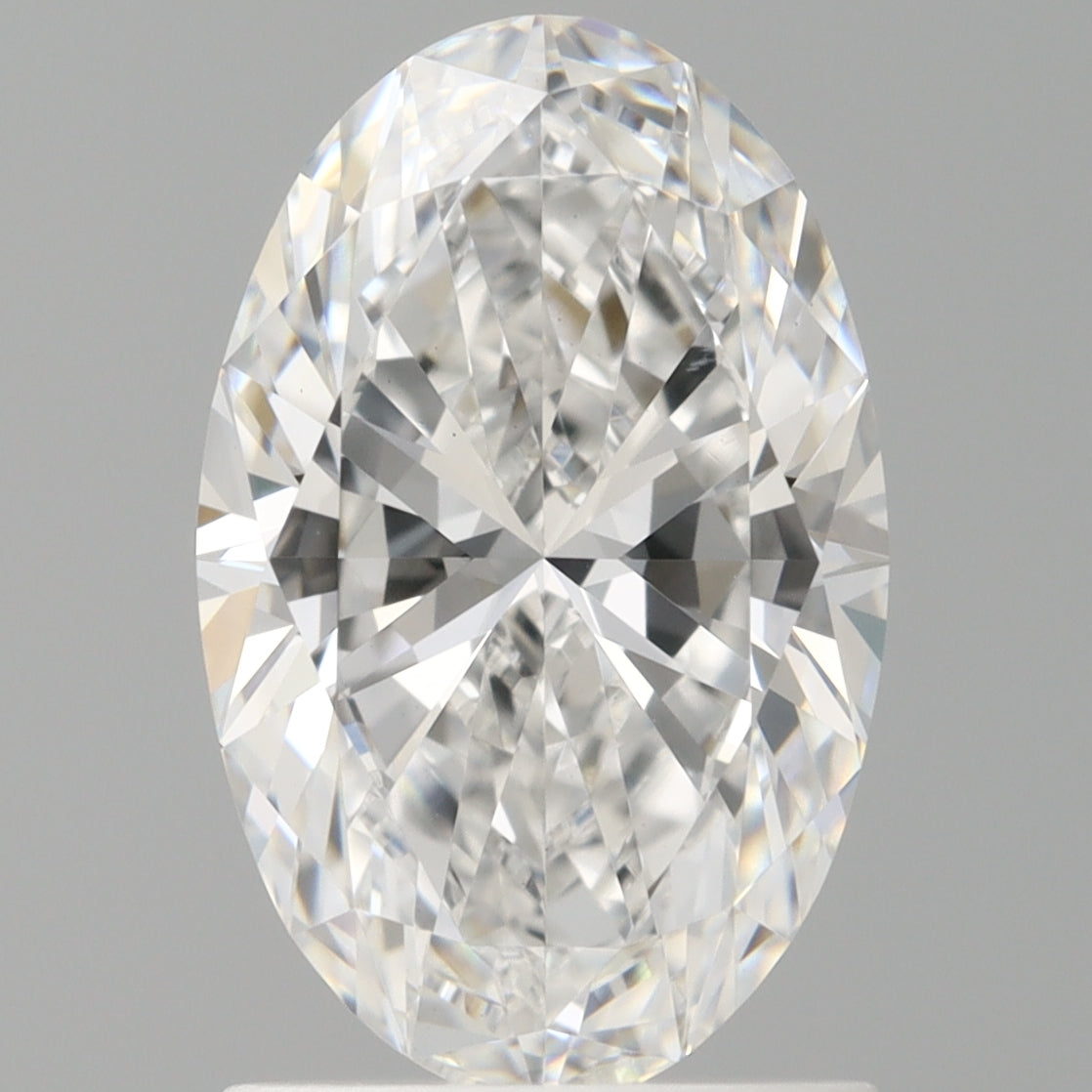 1.52 Carat Oval Shaped, Ideal Cut, D Color, VS1 Clarity, IGI Certified Lab Grown Diamond