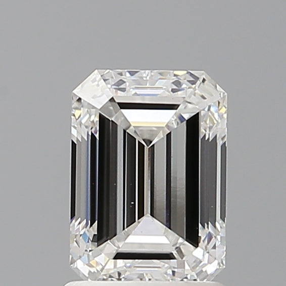 1.50 Carat Emerald Shaped, Ideal Cut, E Color, VS1 Clarity, IGI Certified Lab Grown Diamond