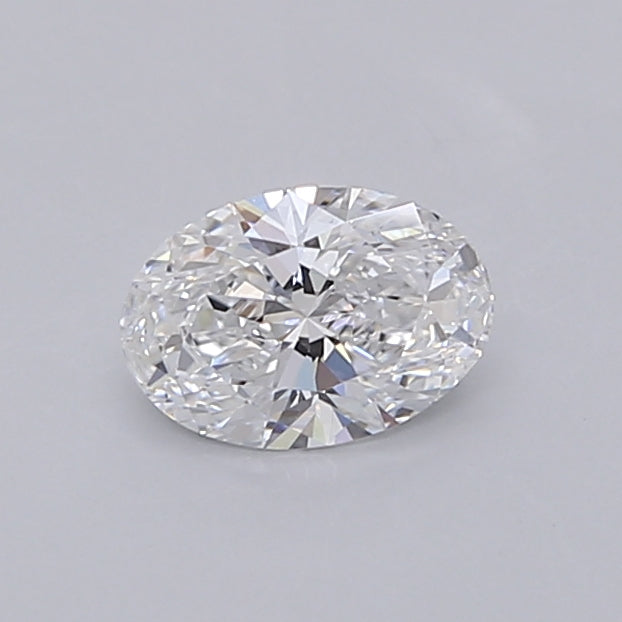 0.53 Carat Oval Shaped, Ideal Cut, D Color, IF Clarity, IGI Certified Lab Grown Diamond