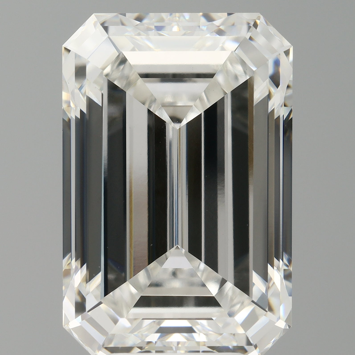 8.04 Carat Emerald Shaped, Ideal Cut, F Color, VVS2 Clarity, IGI Certified Lab Grown Diamond