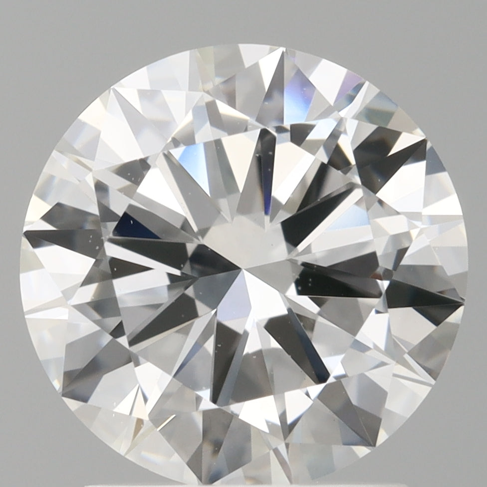 1.98 Carat Round Shaped, Very Good Cut, E Color, VS1 Clarity, IGI Certified Lab Grown Diamond