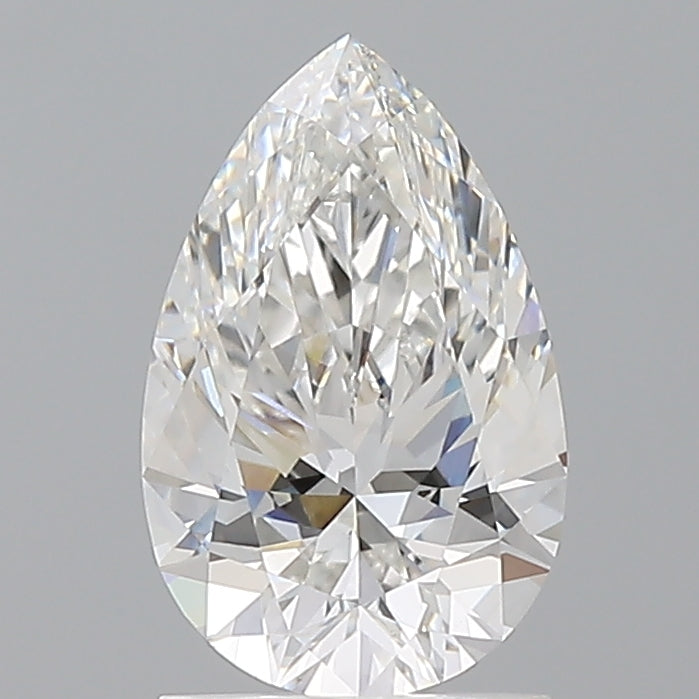 1.57 Carat Pear Shaped, Ideal Cut, E Color, VVS2 Clarity, IGI Certified Lab Grown Diamond