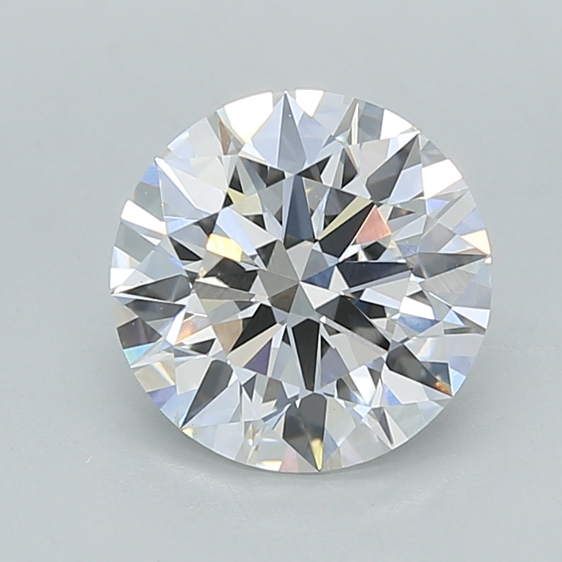 2.05 Carat Round Shaped, Ideal Cut, E Color, VVS2 Clarity, IGI Certified Lab Grown Diamond
