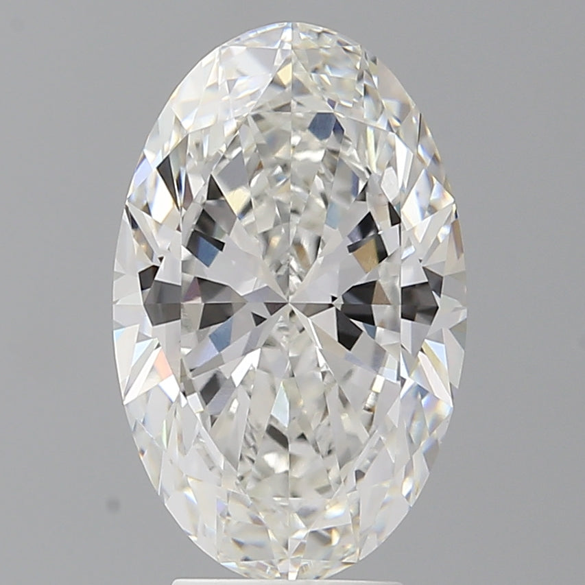 4.53 Carat Oval Shaped, Ideal Cut, F Color, VVS2 Clarity, IGI Certified Lab Grown Diamond