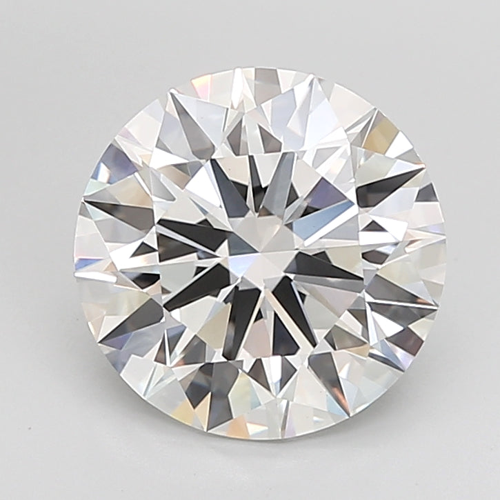 5.08 Carat Round Shaped, Ideal Cut, F Color, VVS2 Clarity, IGI Certified Lab Grown Diamond