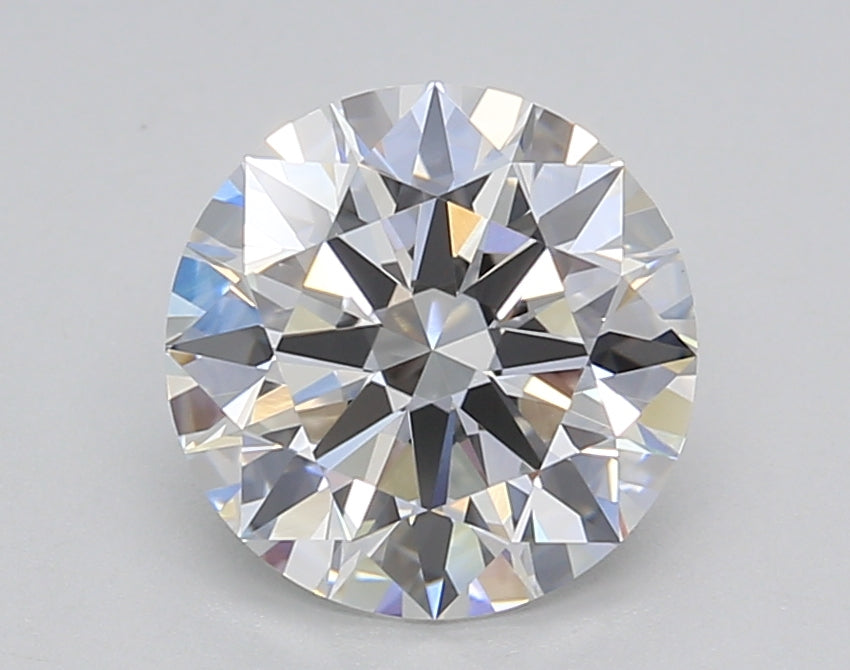 2.06 Carat Round Shaped, Ideal Cut, E Color, VVS2 Clarity, IGI Certified Lab Grown Diamond