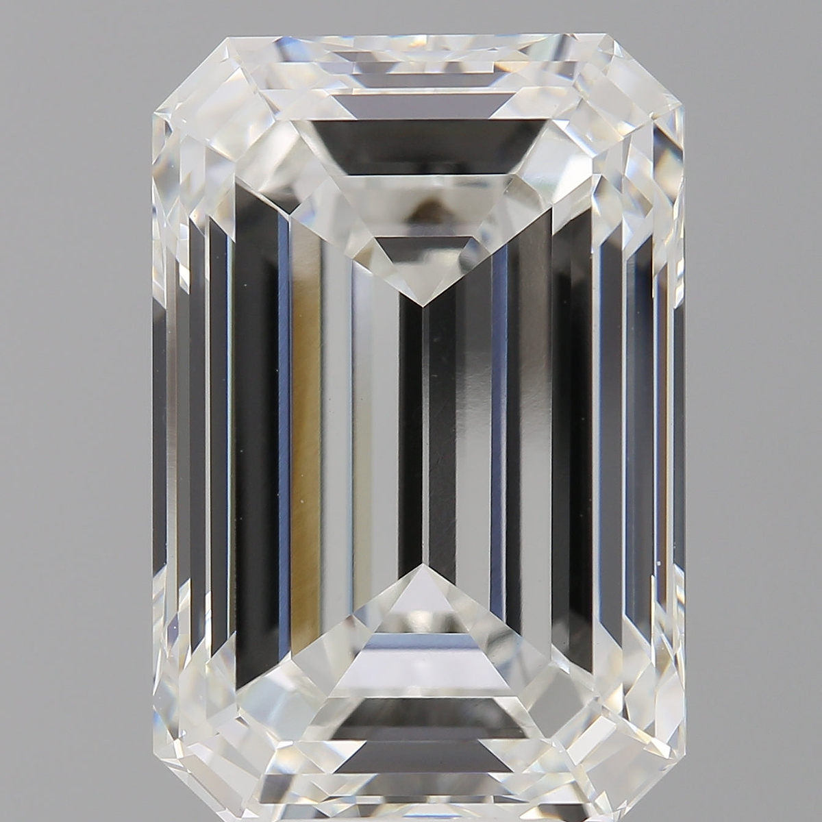 10.10 Carat Emerald Shaped, Ideal Cut, F Color, VVS2 Clarity, IGI Certified Lab Grown Diamond