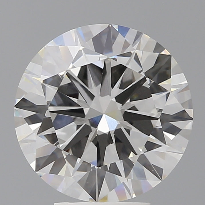 5.03 Carat Round Shaped, Excellent Cut, F Color, VVS2 Clarity, IGI Certified Lab Grown Diamond