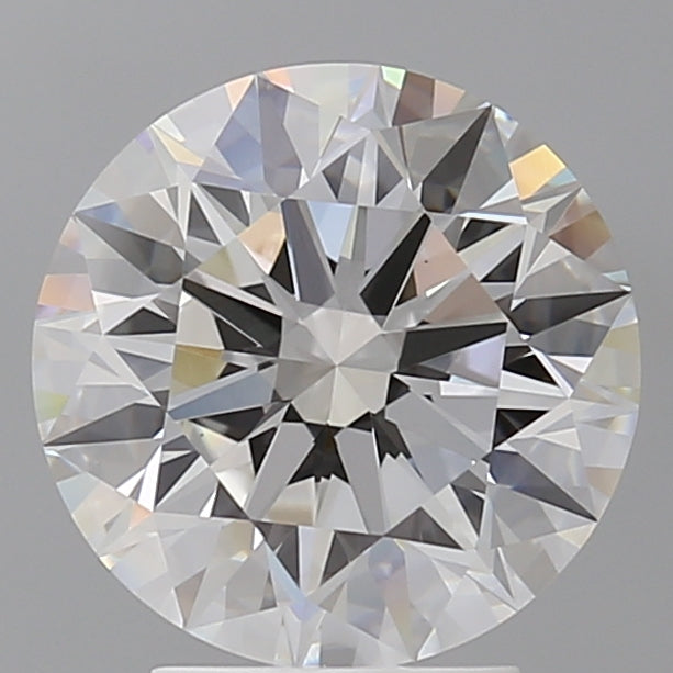 3.57 Carat Round Shaped, Ideal Cut, E Color, VVS2 Clarity, IGI Certified Lab Grown Diamond