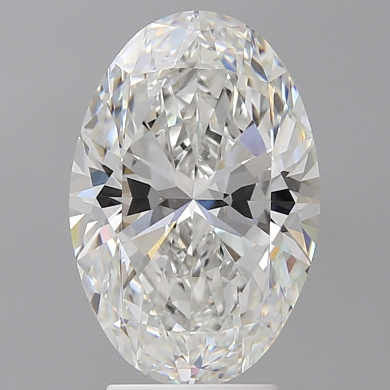 4.09 Carat Oval Shaped, Ideal Cut, E Color, VVS2 Clarity, IGI Certified Lab Grown Diamond
