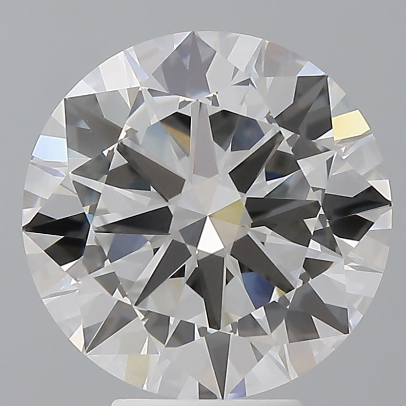 5.56 Carat Round Shaped, Excellent Cut, E Color, VVS2 Clarity, IGI Certified Lab Grown Diamond