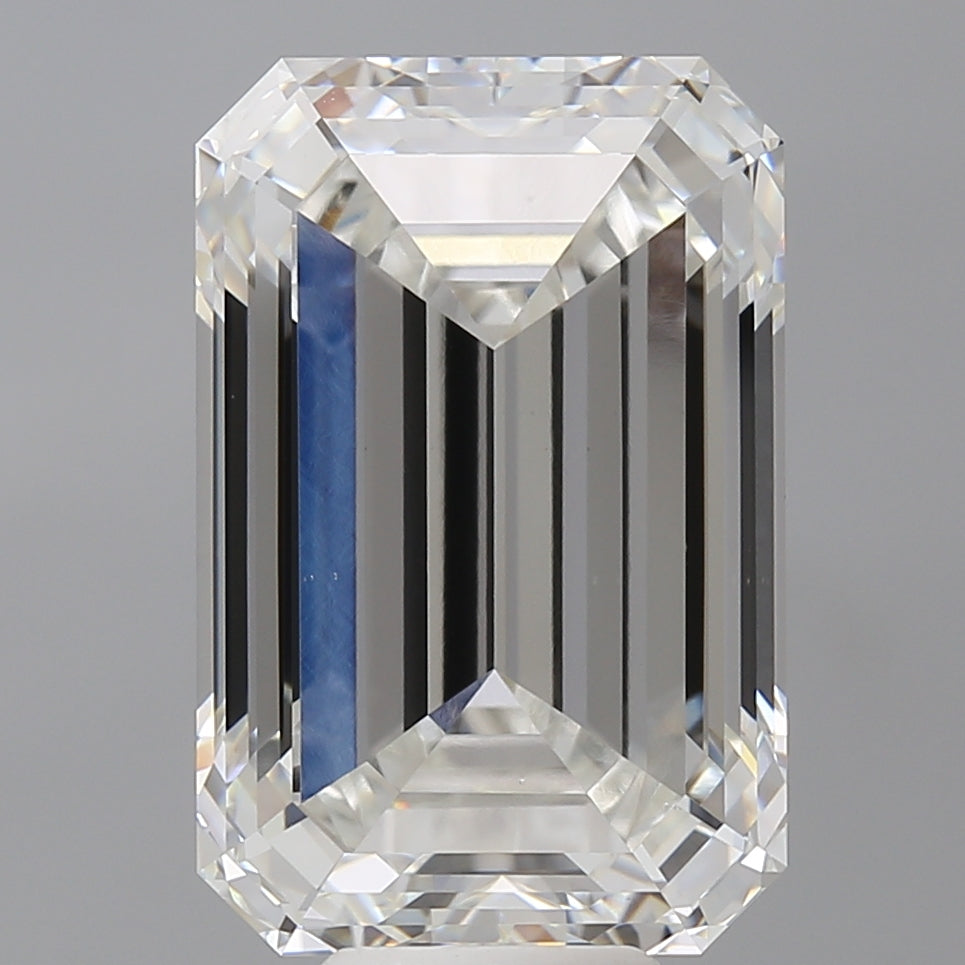 11.53 Carat Emerald Shaped, Ideal Cut, F Color, VS1 Clarity, IGI Certified Lab Grown Diamond