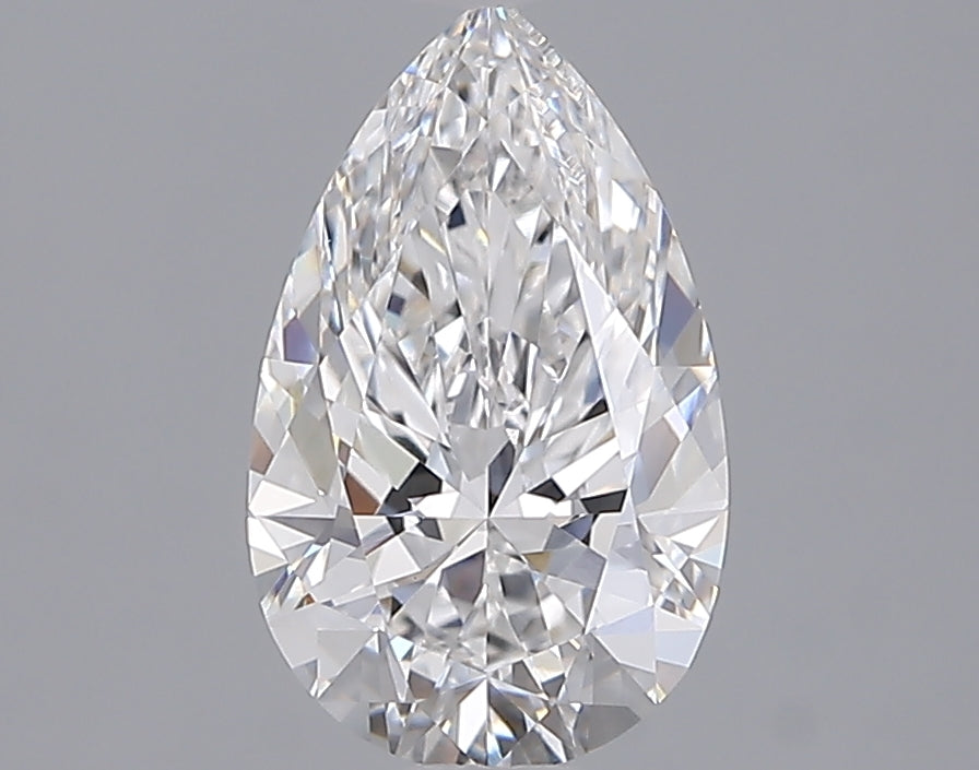 1.54 Carat Pear Shaped, Ideal Cut, E Color, VVS2 Clarity, IGI Certified Lab Grown Diamond