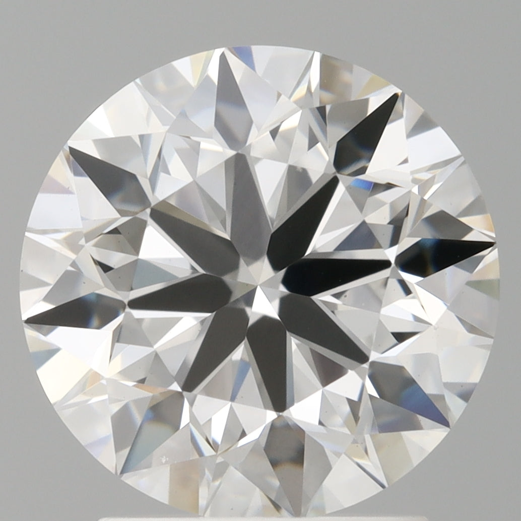 2.50 Carat Round Shaped, Excellent Cut, E Color, VVS2 Clarity, IGI Certified Lab Grown Diamond
