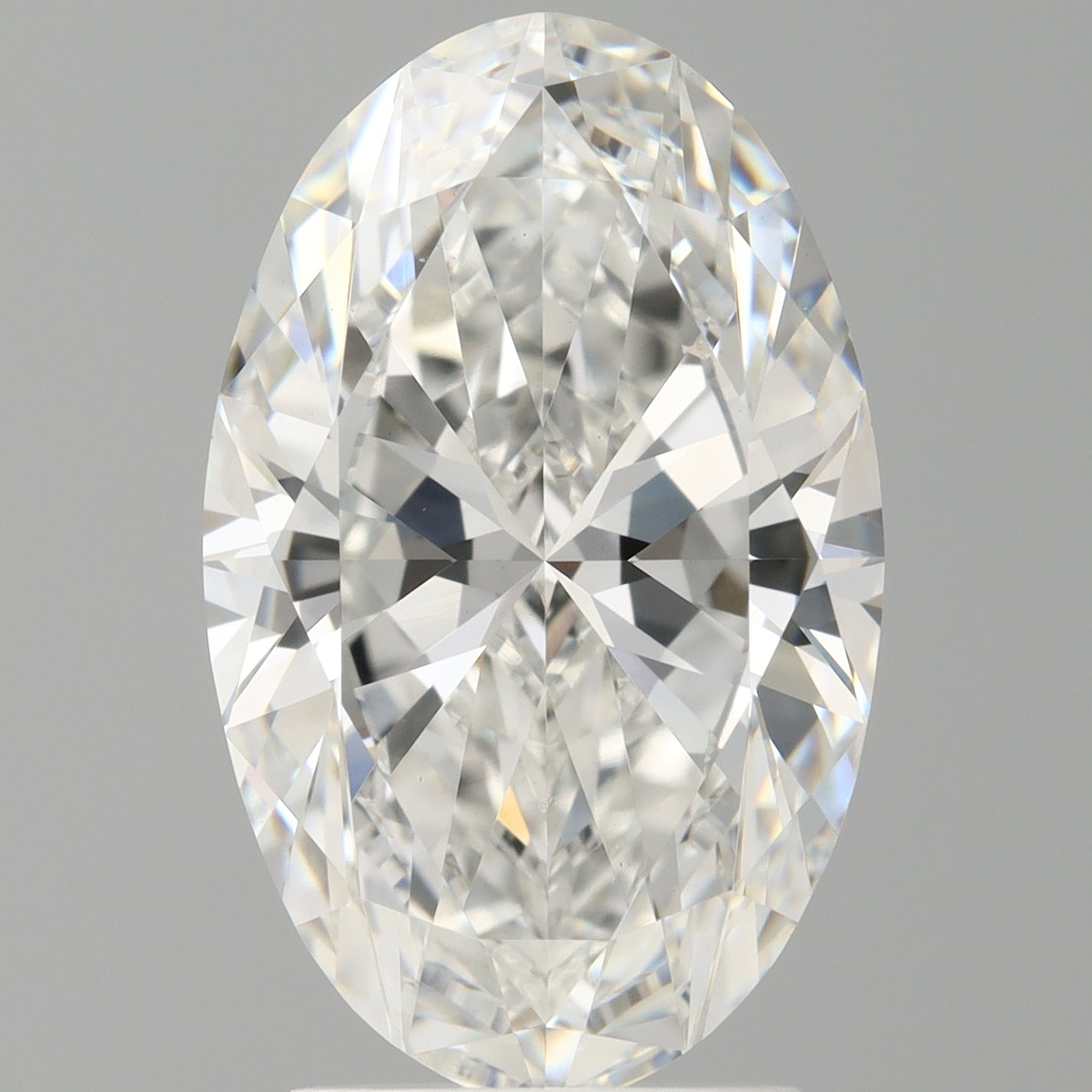 3.05 Carat Oval Shaped, Ideal Cut, E Color, VVS2 Clarity, IGI Certified Lab Grown Diamond