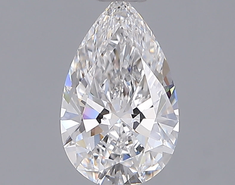 1.06 Carat Pear Shaped, Ideal Cut, D Color, VVS2 Clarity, IGI Certified Lab Grown Diamond