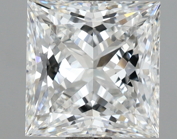 2.53 Carat Princess Shaped, Ideal Cut, E Color, VVS1 Clarity, IGI Certified Lab Grown Diamond