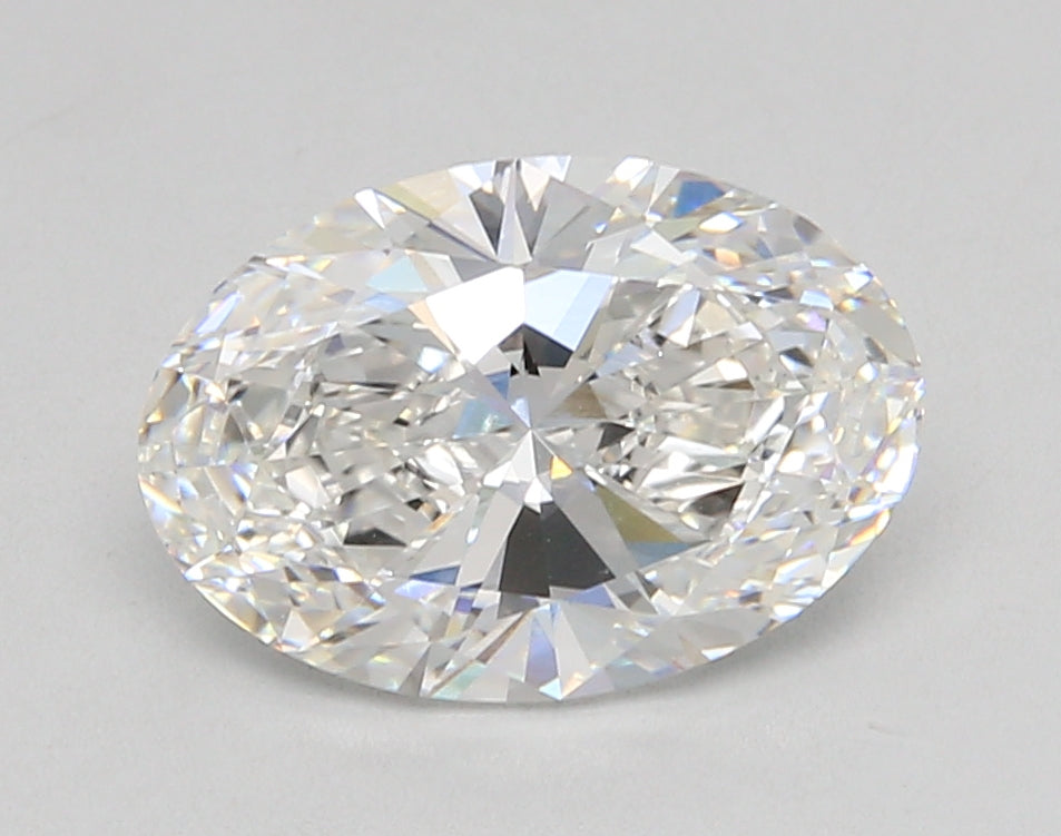 3.00 Carat Oval Shaped, Ideal Cut, D Color, VVS2 Clarity, IGI Certified Lab Grown Diamond