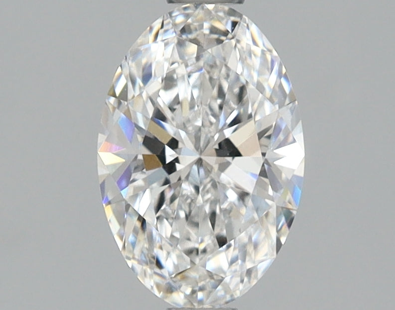 1.08 Carat Oval Shaped, Ideal Cut, D Color, VVS2 Clarity, IGI Certified Lab Grown Diamond