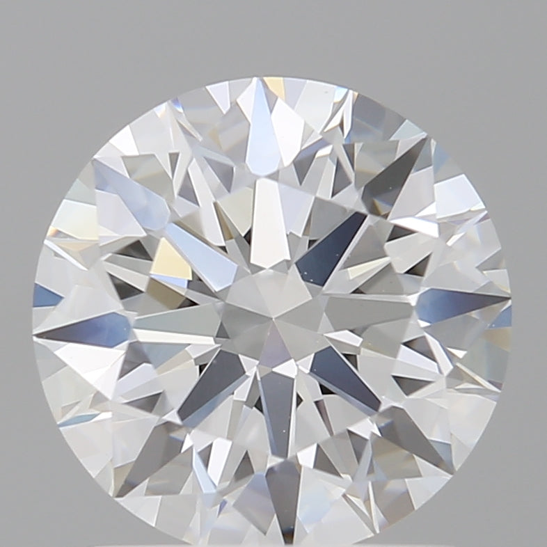 1.60 Carat Round Shaped, Ideal Cut, D Color, VVS2 Clarity, IGI Certified Lab Grown Diamond