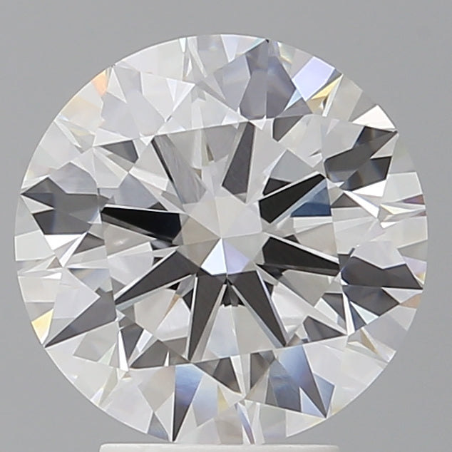4.03 Carat Round Shaped, Ideal Cut, E Color, VVS2 Clarity, IGI Certified Lab Grown Diamond