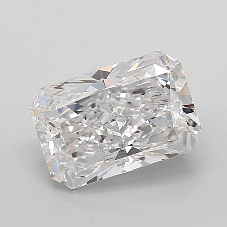 2.53 Carat Radiant Shaped, Very Good Cut, D Color, VVS2 Clarity, IGI Certified Lab Grown Diamond