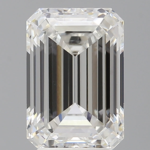 3.59 Carat Emerald Shaped, Ideal Cut, E Color, VS1 Clarity, IGI Certified Lab Grown Diamond