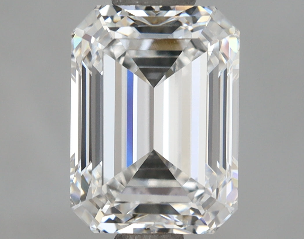 2.13 Carat Emerald Shaped, Ideal Cut, E Color, IF Clarity, IGI Certified Lab Grown Diamond