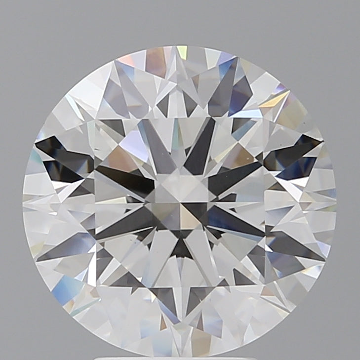 5.57 Carat Round Shaped, Ideal Cut, E Color, VVS2 Clarity, IGI Certified Lab Grown Diamond