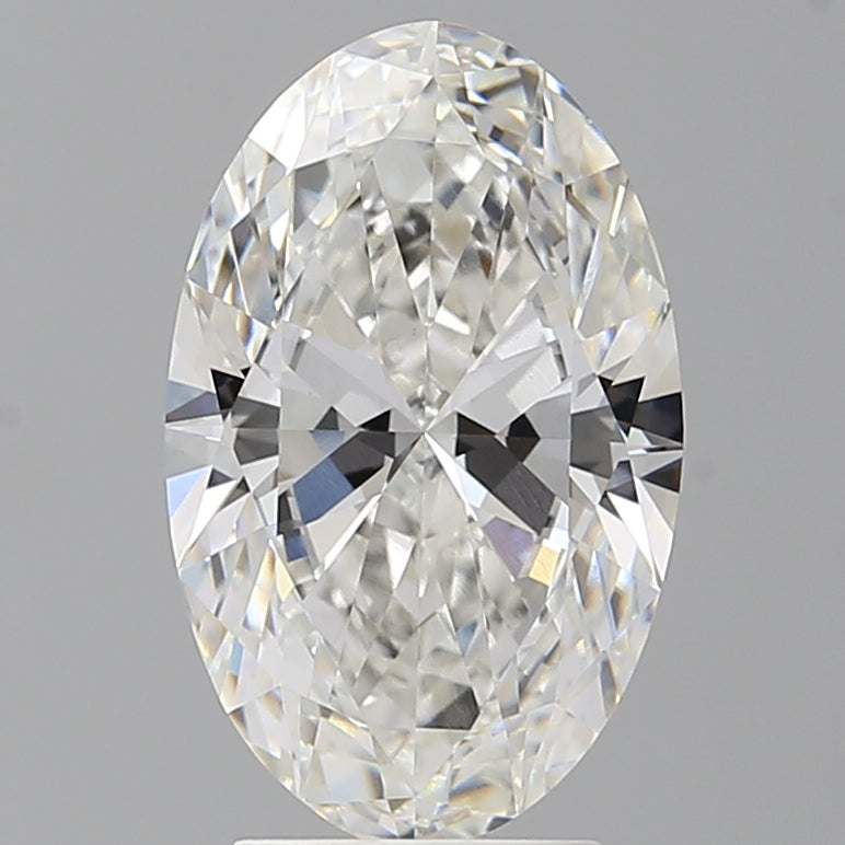 3.53 Carat Oval Shaped, Ideal Cut, F Color, VVS2 Clarity, IGI Certified Lab Grown Diamond