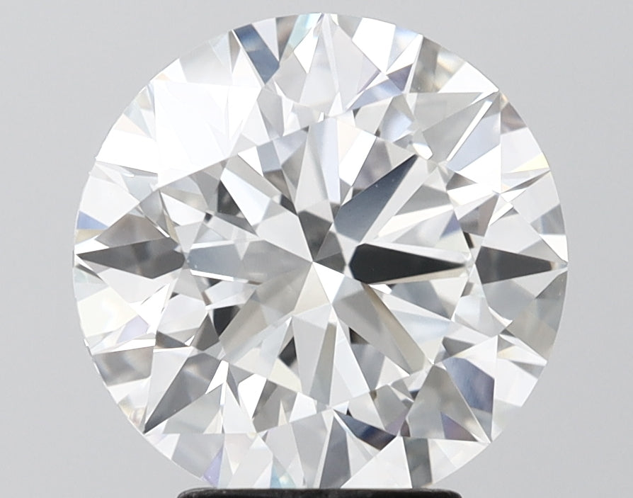 4.07 Carat Round Shaped, Ideal Cut, F Color, VVS2 Clarity, IGI Certified Lab Grown Diamond