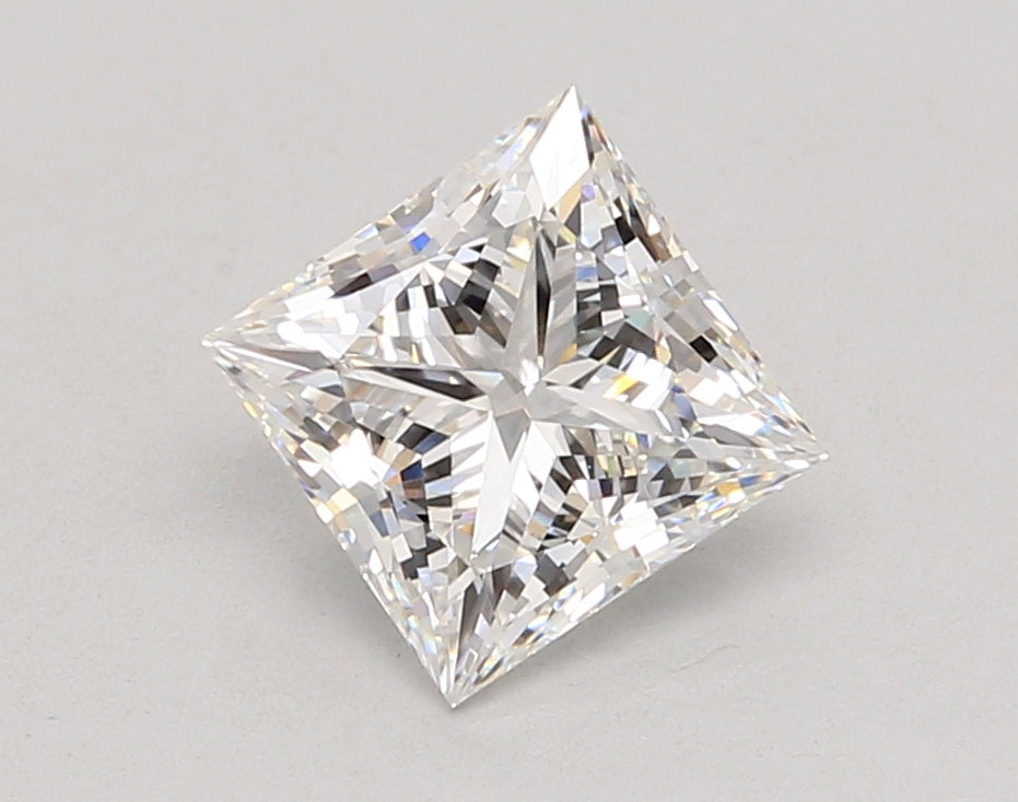 2.05 Carat Princess Shaped, Ideal Cut, E Color, VVS1 Clarity, IGI Certified Lab Grown Diamond