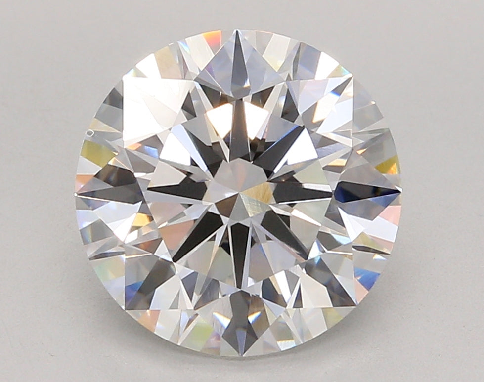 5.02 Carat Round Shaped, Ideal Cut, E Color, VVS2 Clarity, IGI Certified Lab Grown Diamond