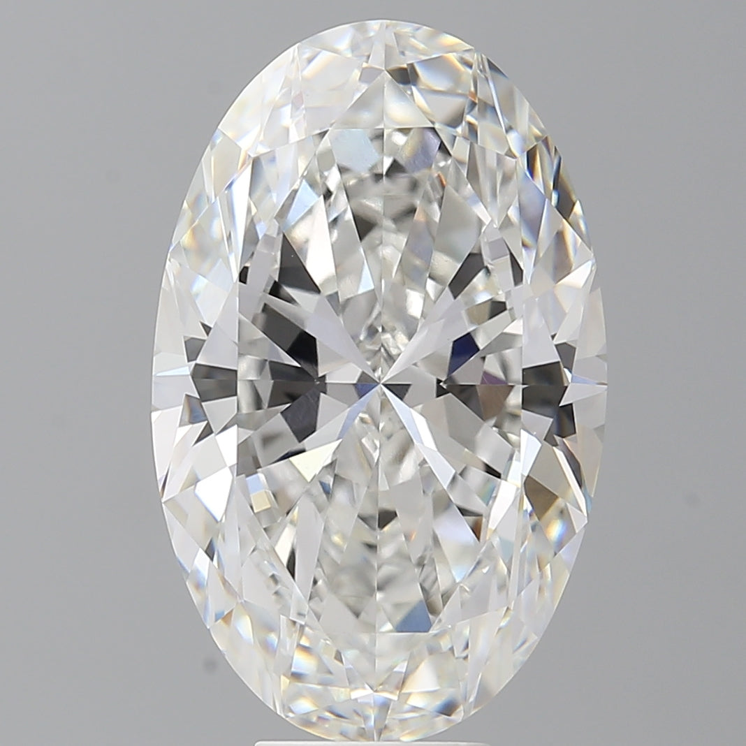 9.59 Carat Oval Shaped, Ideal Cut, F Color, VVS2 Clarity, IGI Certified Lab Grown Diamond
