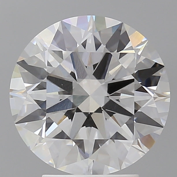 3.58 Carat Round Shaped, Ideal Cut, F Color, VVS2 Clarity, IGI Certified Lab Grown Diamond