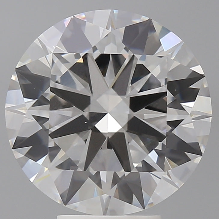 6.03 Carat Round Shaped, Excellent Cut, E Color, VVS2 Clarity, IGI Certified Lab Grown Diamond