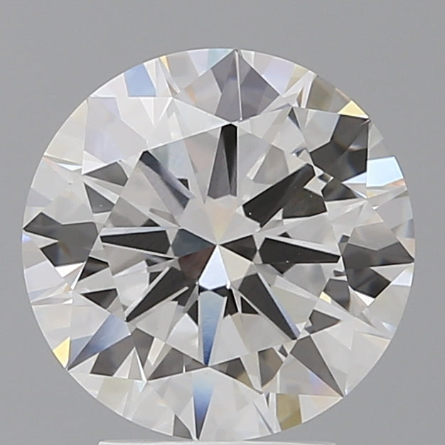 3.53 Carat Round Shaped, Excellent Cut, F Color, VVS2 Clarity, IGI Certified Lab Grown Diamond