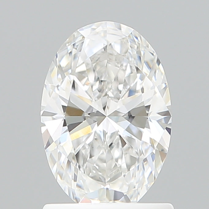 1.24 Carat Oval Shaped, Ideal Cut, D Color, VVS2 Clarity, IGI Certified Lab Grown Diamond