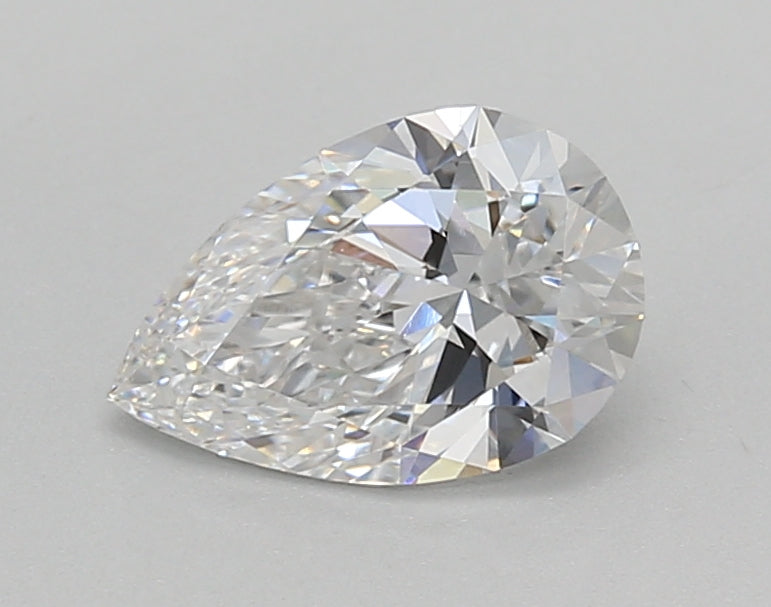 1.02 Carat Pear Shaped, Excellent Cut, D Color, VVS2 Clarity, IGI Certified Lab Grown Diamond