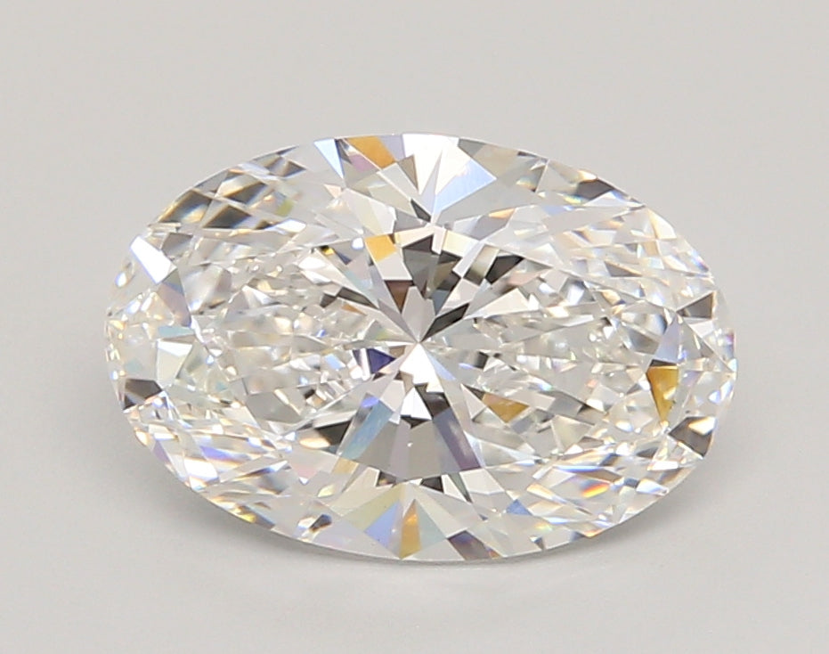 3.02 Carat Oval Shaped, Ideal Cut, E Color, VVS2 Clarity, IGI Certified Lab Grown Diamond