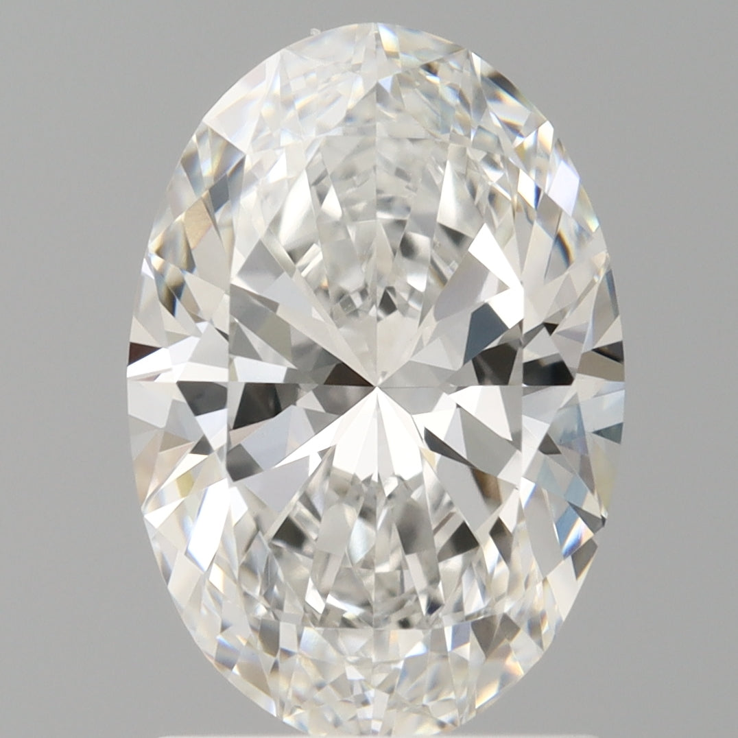 1.60 Carat Oval Shaped, Ideal Cut, E Color, VVS2 Clarity, IGI Certified Lab Grown Diamond
