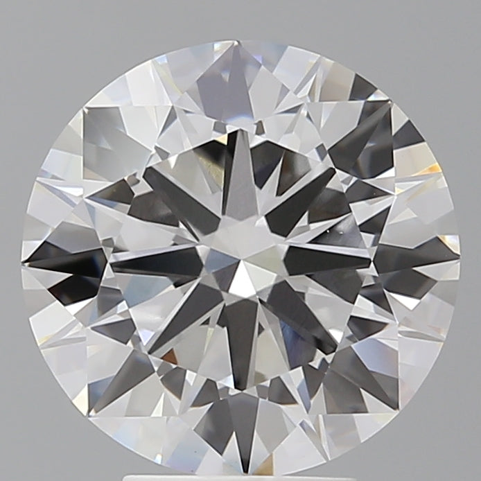 5.03 Carat Round Shaped, Ideal Cut, F Color, VVS2 Clarity, IGI Certified Lab Grown Diamond