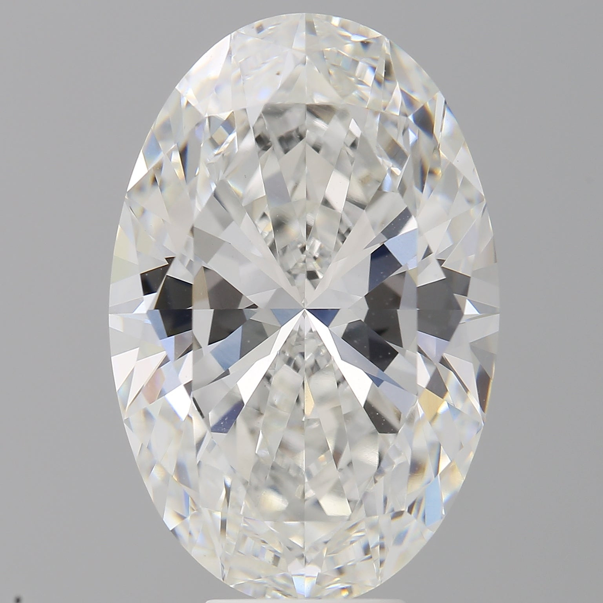 9.08 Carat Oval Shaped, Ideal Cut, F Color, VVS2 Clarity, IGI Certified Lab Grown Diamond