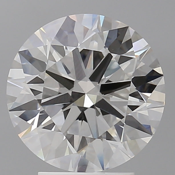 3.55 Carat Round Shaped, Ideal Cut, F Color, VVS2 Clarity, IGI Certified Lab Grown Diamond
