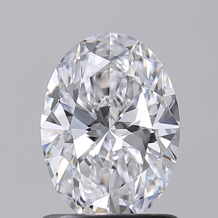 1.01 Carat Oval Shaped, Ideal Cut, D Color, VVS1 Clarity, IGI Certified Lab Grown Diamond
